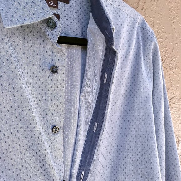 MICHAEL KORS BUTTON DOWN LONG SLEEVE DRESS SHIRT - Picture 5 of 7
